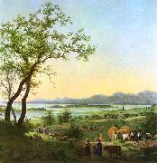 Peter von Hess Am Chiemsee oil painting reproduction
